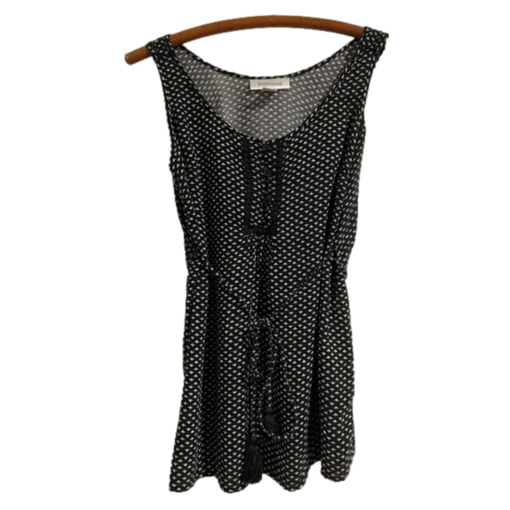 𝅺M o t h e r h o o d . m a t e r n i t y • b&w print blouse